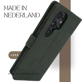Hoesje voor Samsung Galaxy S26 Ultra Olijfgroen Boekcase