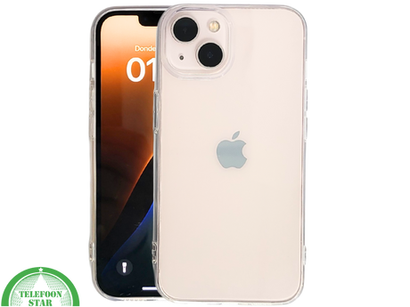 PureFlex Transparant Hoesje &ndash; iPhone 13 / 14 | Ultradun &amp; Beschermend | Telefoonstar.nl