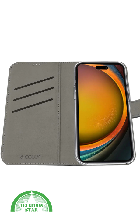 iPhone 16 Pro Bookcase Hoesje &ndash; Wit | Elegant Design met Volledige Bescherming