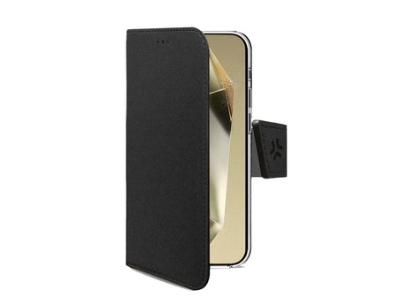 iPhone 17 Pro / Pro Max Bookcase Hoesje &ndash; Zwart &amp; Grijs met Pasjeshouder en Standaard