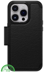 Zwart Bookcase Hoesje iPhone 14 Pro Max &ndash; Luxe &amp; 360&deg; Bescherming | Telefoonstar