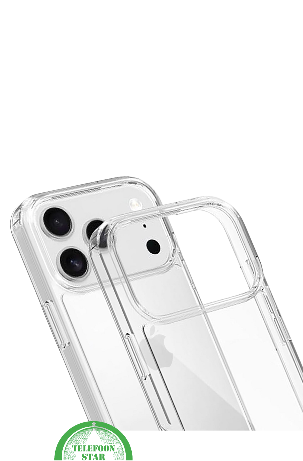 Perfecte pasvorm voor iPhone 18 Pro – Silicone, Flexibel, Helder & Extra Sterk, transparant en Extra bescherming voor camera en scherm | Telefoonstar