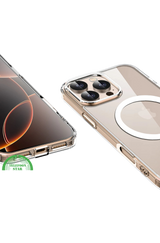 Transparant hoesje voor iPhone 16 Pro Max Silicone &ndash; MagSafe Ready, Sterke, Bescherming | Telefoonstar