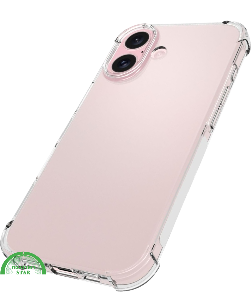 Transparant Hoesje voor iPhone 16 Plus Shockproof &ndash; Sterk &amp; Kristalhelde