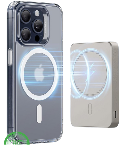 Hoesje voor iPhone 13 Pro Max Transparant MagSafe Sterk, Slank &amp; Magnetisch