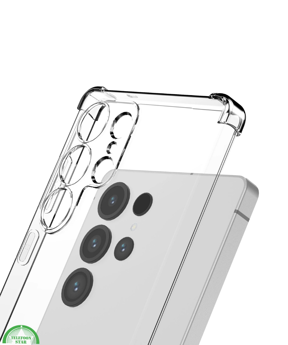 Transparant Shockproof Hoesje voor Samsung S25 Ultra – Slank & Sterk
