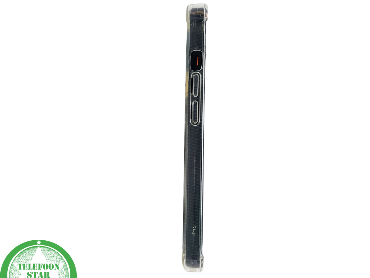 iPhone 15 Plus Clear Case met Kaarthouder &ndash; Slank Design &amp; Extra Functionaliteit
