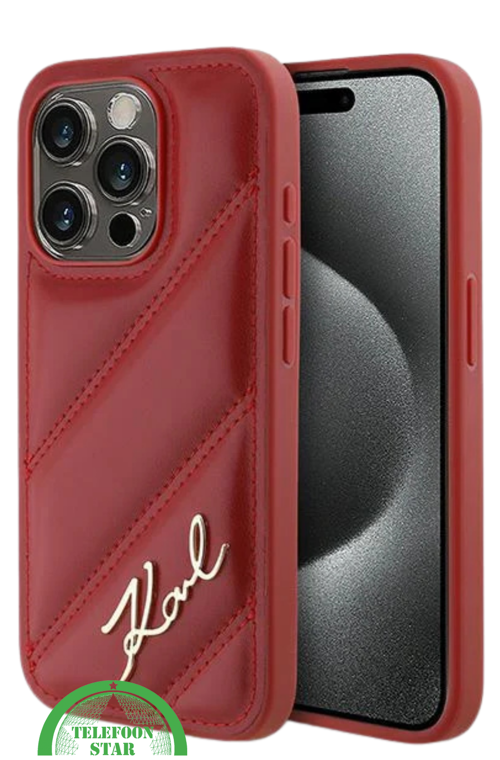 iPhone 16 Pro Luxe Leren Hoesje – Zwart | Elegant, Stevig en Stijlvol Design