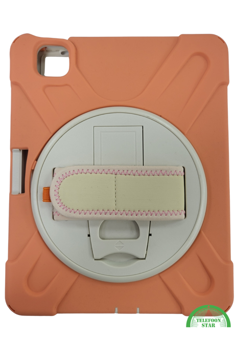 Shockproof Kinder Hoes voor iPad Air 4 10.9 (2020) – 360° Draaibare Handgreep & Standaard – Roze