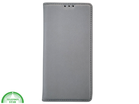 Bookcase Hoesje iPhone 16 Pro Grijs &ndash; Stijlvolle Bescherming met Pasjeshouder