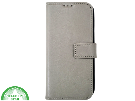 iPhone 15 Plus 2-in-1 Hoesje Groen Leer &ndash; Bookcase Met 2 in 1 Functie