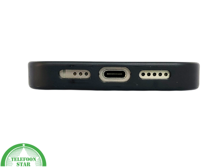 iPhone 15 Pro Hoesje met Kaarthouder &ndash; Vintage Lederlook Grijs | Telefoonstar.nl