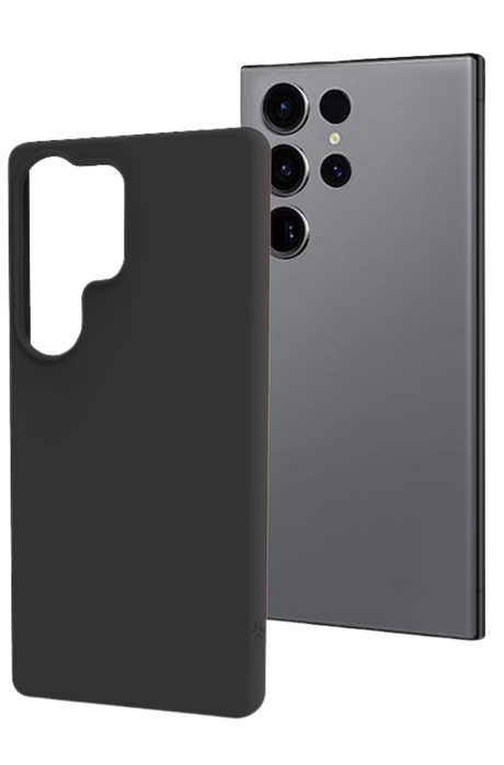Hoesje voor S25 Ultra -Backcover Zwart