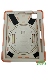 Shockproof Kinder Hoes iPad Air 4 10.9 (2020) &ndash; 360&deg; Draaibare Standaard &amp; Handstrap &ndash; Oranje
