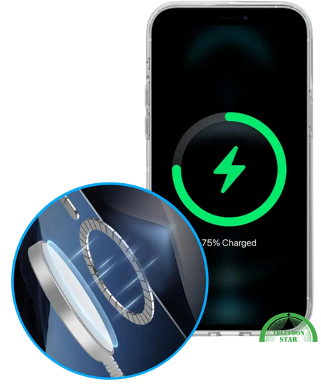 MagSafe Silicone hoesje voor iPhone 16 Plus &ndash; stijlvol, praktisch, veilig, Slank, Schokbestendig &amp; Transparant | Telefoonstar