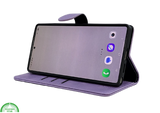 Hoesje voor Samsung S26 Ultra paars Boek Leer Stijlvolle en Beschermende Wallet lather