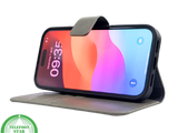 iPhone 15 Plus 2-in-1 Hoesje Groen Leer &ndash; Bookcase Met 2 in 1 Functie