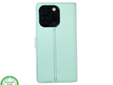 iPhone 16 Pro Bookcase Hoesje Mintgroen &ndash; Fris, Stijlvol &amp; Praktisch