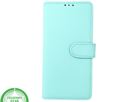 iPhone 15 Plus 2-in-1 Hoesje Mintgroen &ndash; Bookcase met Pasjeshouder