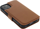 iPhone 15 Plus 2 in 1 Hoesje | 100% Leer | Minimalistisch | Bruin