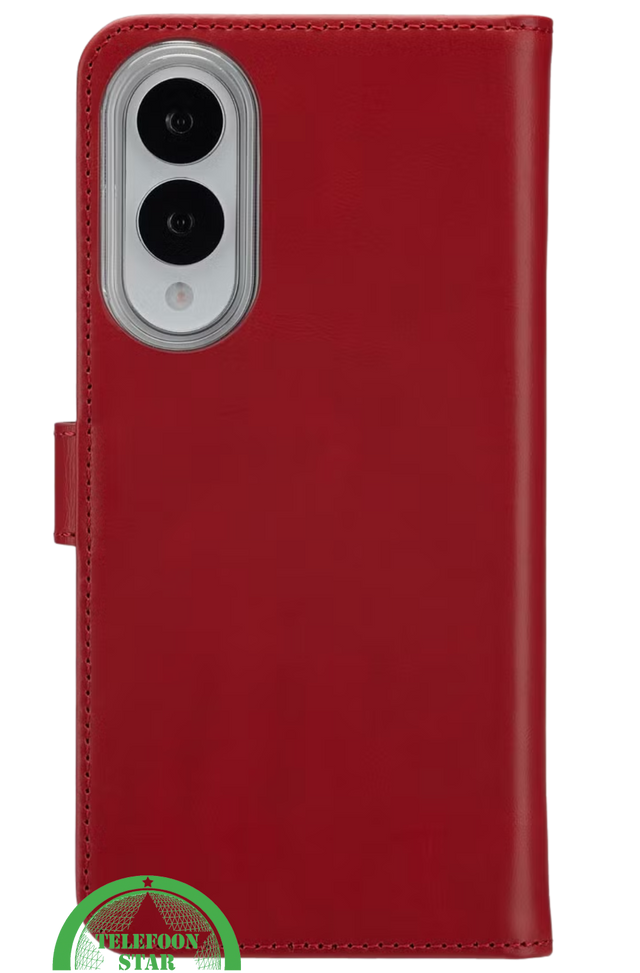 Hoesje voor Samsung S25 Edge Bookcase Rood