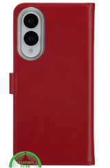 Hoesje voor Samsung S25 Edge Bookcase Rood