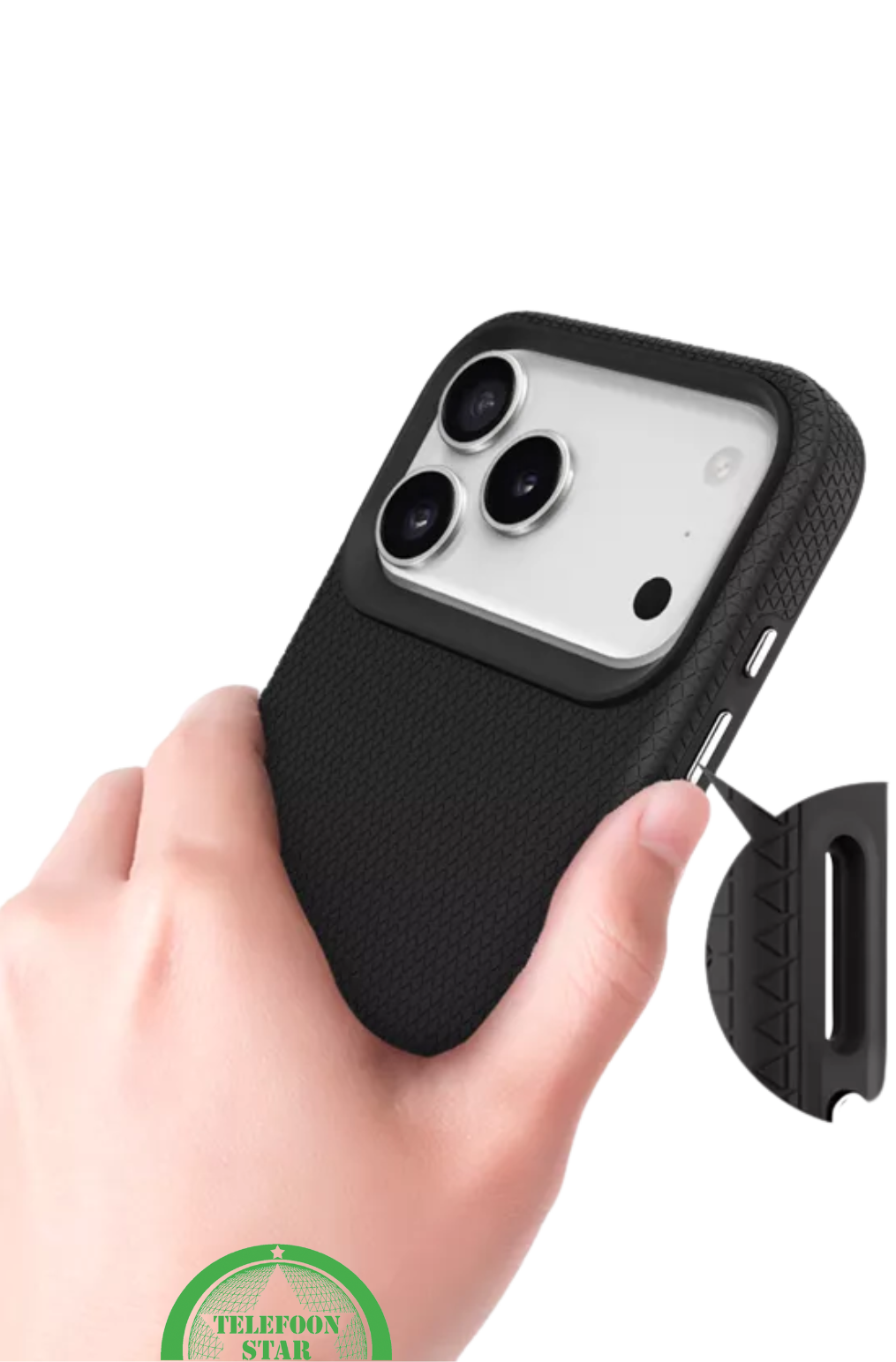Hoesje voor iPhone 17 Pro Max &ndash; Sterke Grip, Stevige Bescherming Anti-slip textuur voor uitstekende grip | Telefoonstar