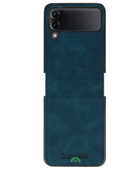 Hoesje voor Samsung Z Flip 7 FE Donkerblauw Wallet Case
