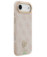 Hoesje voor iPhone 17 Air Beige met Koord en Camera Bescherming