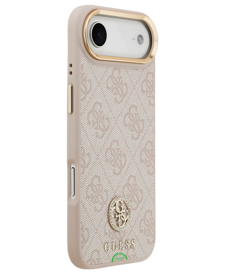 Hoesje voor iPhone 17 Air Beige met Koord en Camera Bescherming