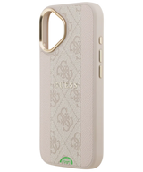Hoesje iPhone 17 Beige met Goudkleurige Camera-Rand