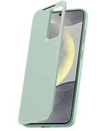 Samsung Galaxy S26 Ultra Licht Groen Lederlook Hoesje Smart View Cover