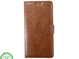 iPhone 16 Pro Bookcase Hoesje Bruin &ndash; Vintage Look met Luxe Bescherming