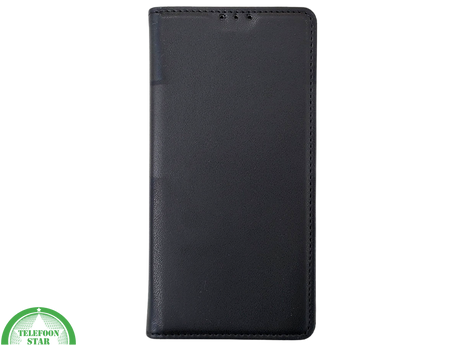 iPhone 16 Pro Bookcase Hoesje Zwart &ndash; Dubbele Naad, Luxe Look &amp; Volledige Bescherming