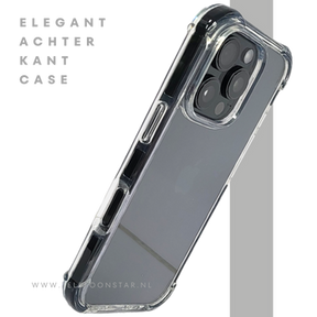 iPhone 16 Pro max Transparant Hoesje met Verstevigde Randen &ndash; Heldere Achterkant Bescherming