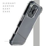 iPhone 16 Pro Transparant Hoesje met Verstevigde Randen &ndash; Heldere Achterkant Bescherming
