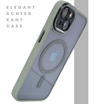ProtectCase iPhone 13 / 14 Groen &ndash; MagSafe Hoesje met Stevige Bescherming