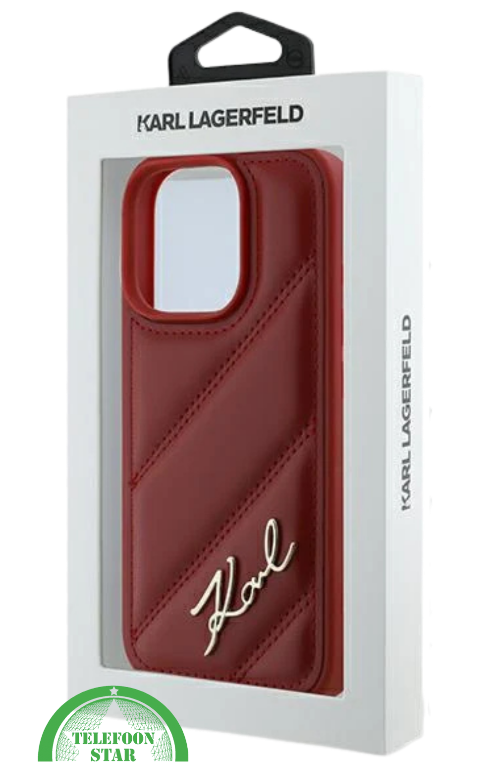 iPhone 16 Pro Luxe Leren Hoesje &ndash; Rood | Elegant, Stevig en Stijlvol Design