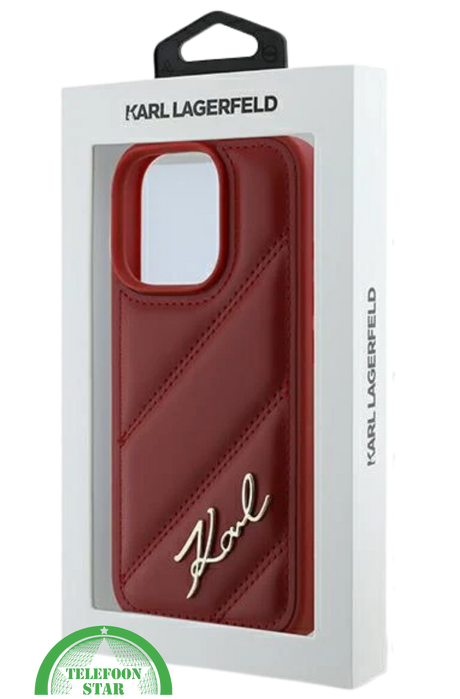 iPhone 16 Pro Luxe Leren Hoesje &ndash; Rood | Elegant, Stevig en Stijlvol Design