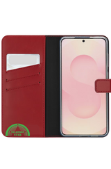 Hoesje voor Samsung S25 Edge Bookcase Rood
