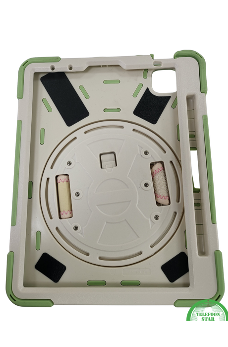 Groen Shockproof iPad Air 4 Cover(2020) &ndash; Handstrap &amp; Kickstand
