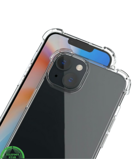 Hoesje voor iPhone 15 Plus Transparant Shockproof Sterk &amp; Ultra Helder