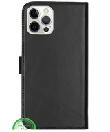 Bookcase Hoesje voor iPhone 12 Pro Zwart Luxe, Veilig &amp; Praktisch