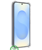 Transparant Hoesje voor Samsung S25 Edge met Kaarthouder, Praktisch, Slank & Schokbestendig