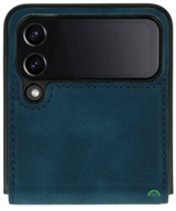 Hoesje voor Samsung Z Flip 7 FE Donkerblauw Wallet Case