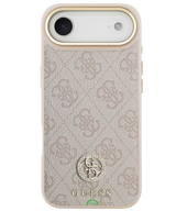 Hoesje voor iPhone 17 Air Beige met Koord en Camera Bescherming