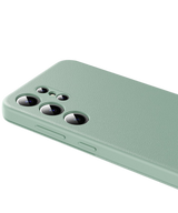 Samsung Galaxy S26 Ultra Licht Groen Lederlook Hoesje Smart View Cover