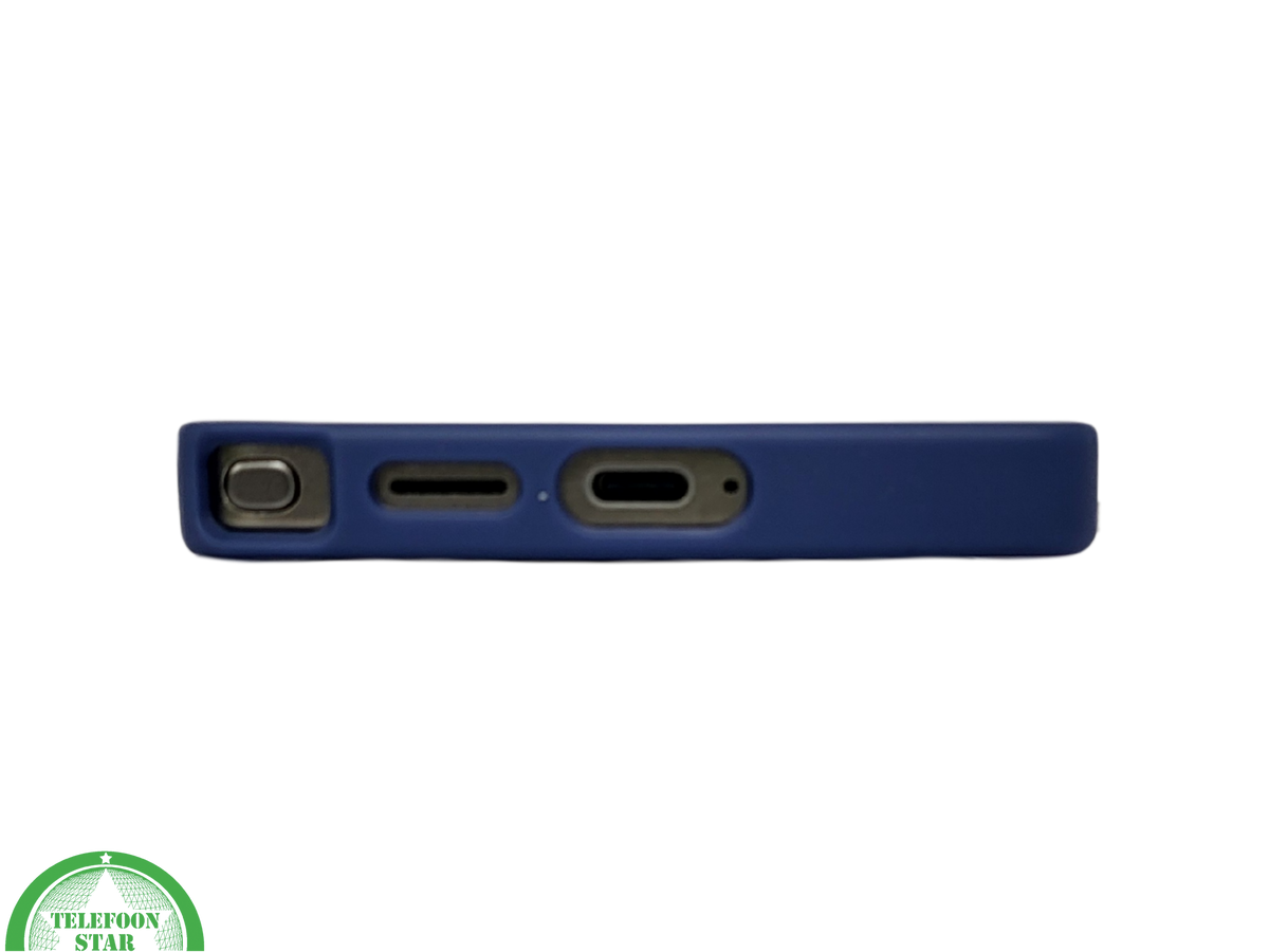 MagSafe Hoesje voor Samsung Galaxy S26 Ultra Transparant met Blauwe Randen Magnetisch