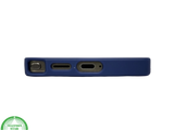 MagSafe Hoesje voor Samsung Galaxy S26 Ultra Transparant met Blauwe Randen Magnetisch