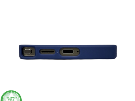 MagSafe Hoesje voor Samsung Galaxy S26 Ultra Transparant met Blauwe Randen Magnetisch